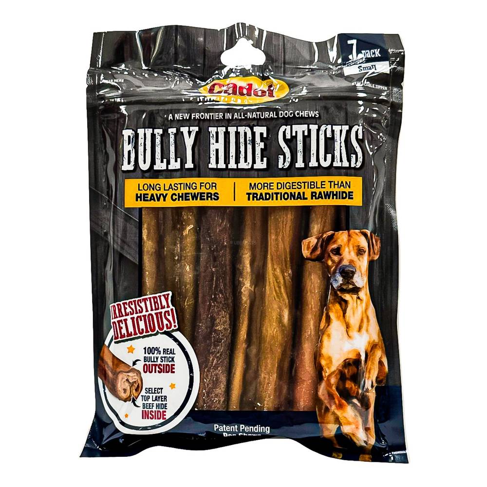 Cadet Bully Sticks Premium Dog Treats, Beef, Small (4.98 oz, 7 ct)