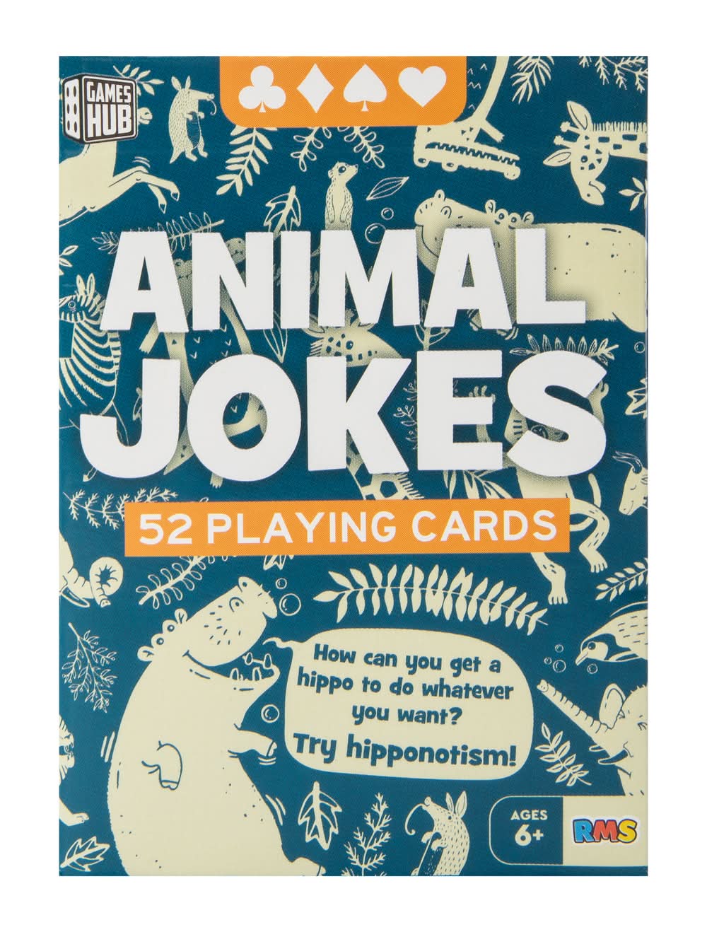 Jokes Playing Cards 52-Count Animal