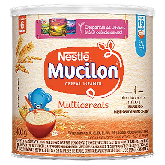 Nestlé cereal infantil multicereais mucilon (400 g)