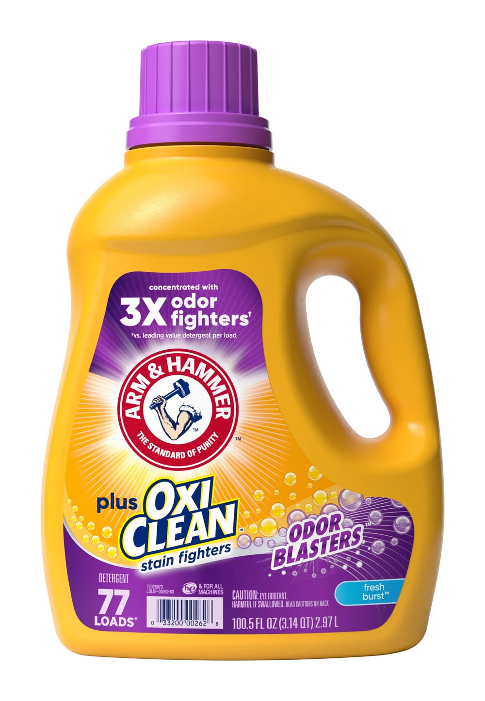 Arm & Hammer Fresh Burst HE Laundry Detergent 77 Loads 100.5 -fl oz