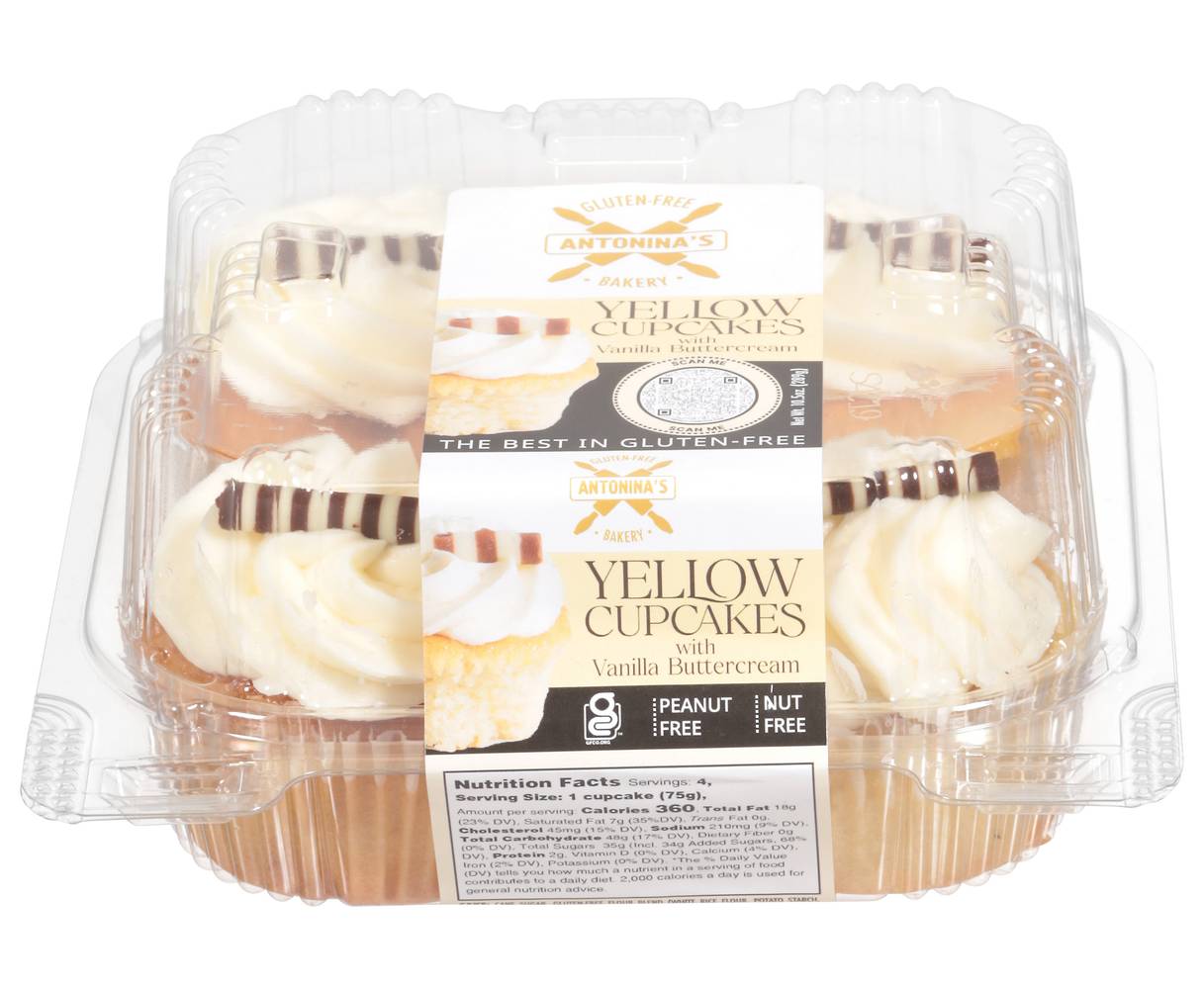 Antoninas Yellow Decorated Cup Cakes (34.9 oz)