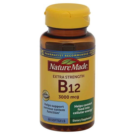 Nature Made Extra Strength Vitamin B12 3000 Mcg (60 ct)