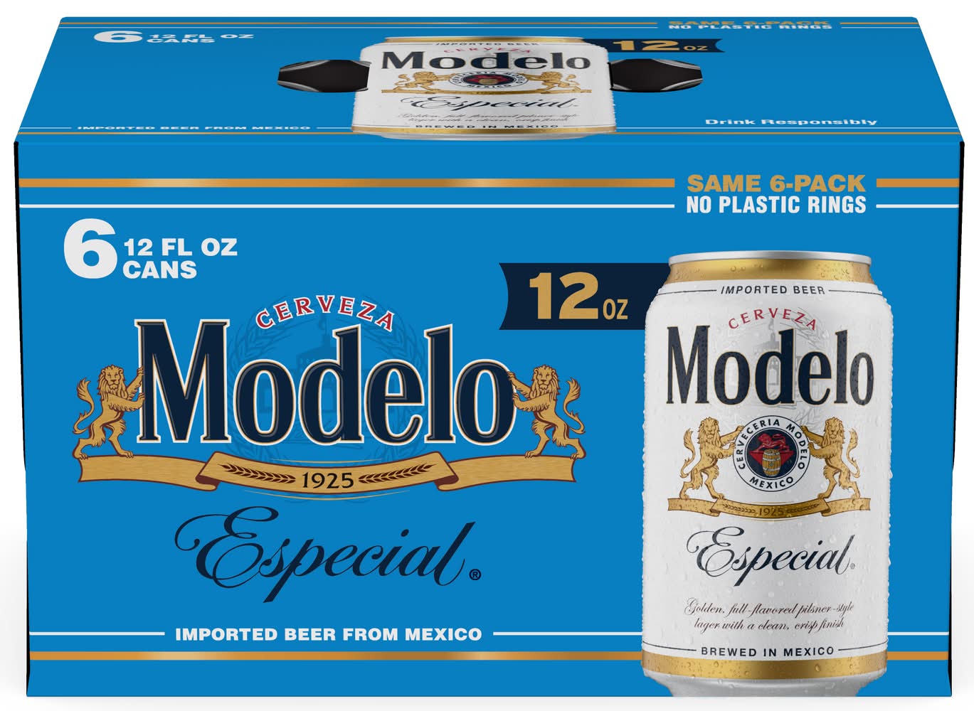 Modelo Especial Mexican Lager Beer (6 x 12 fl oz)