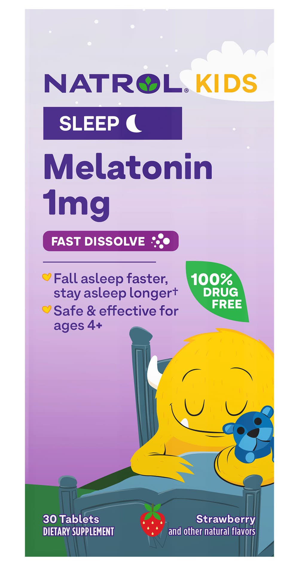 Natrol Kids Sleep Strawberry Melatonin (30 ct)