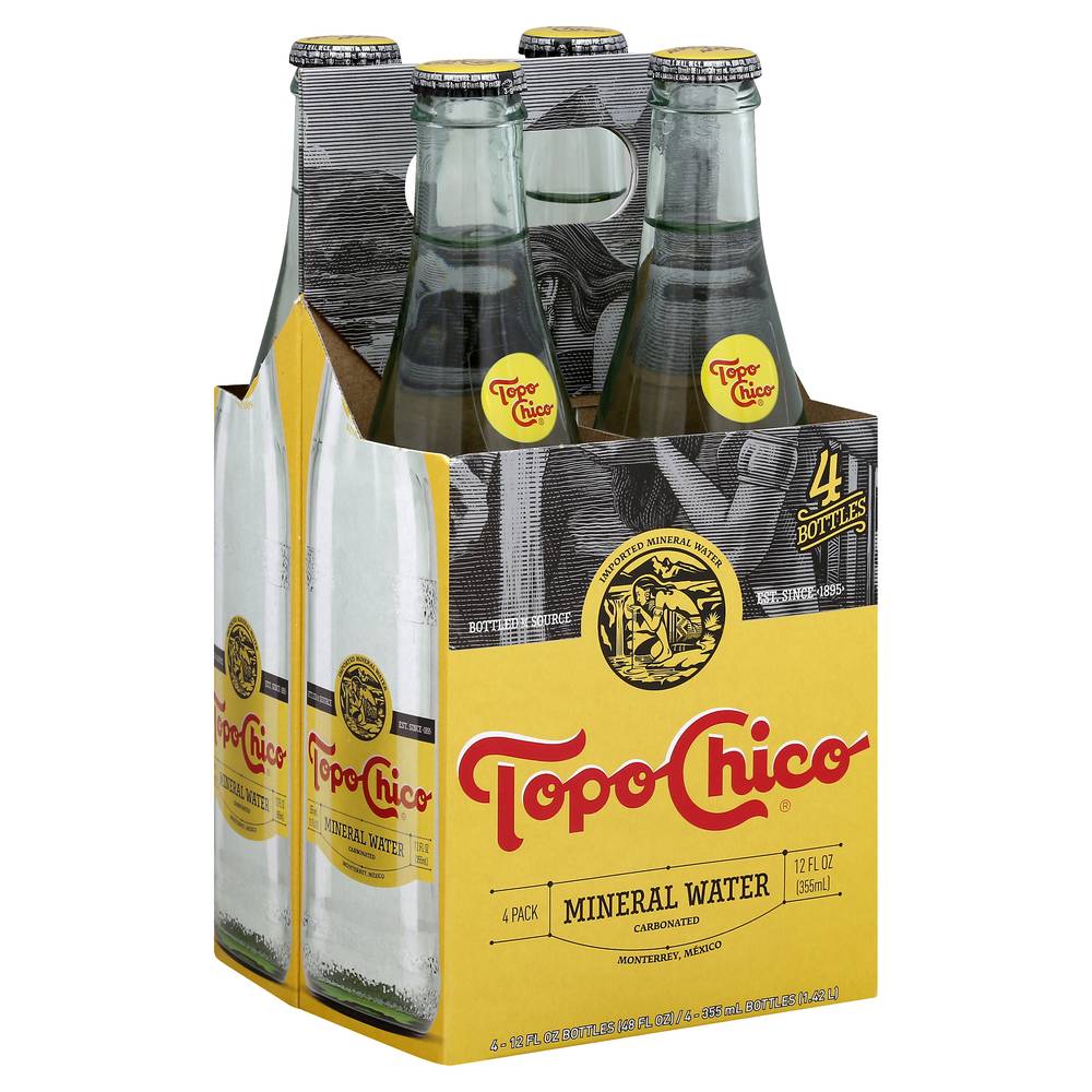 Topo Chico Mineral Water (4 ct, 12 fl oz)