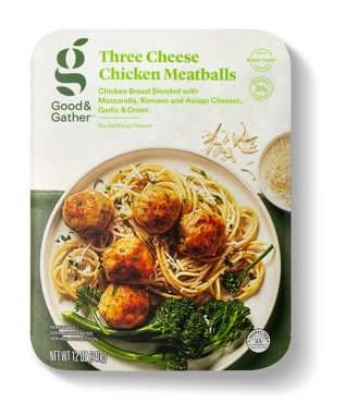 Good & Gather Chicken Meatballs, Three Cheese (12 oz)