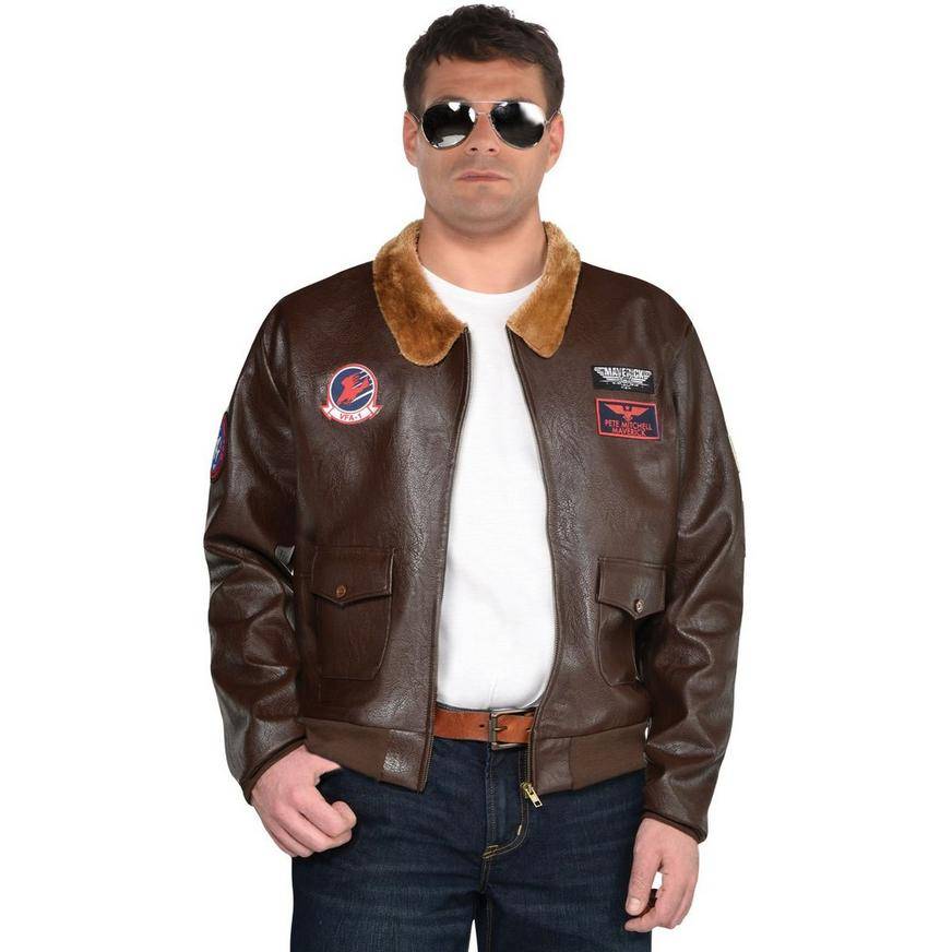 Adult Maverick Bomber Jacket Plus Size - Top Gun 2 - Size - Plus