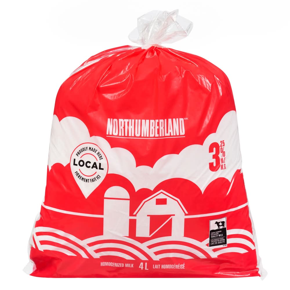 Northumberland lait homogénéisé 3.25% m.g. - homogenized milk 3.25% m.f. (4 l)