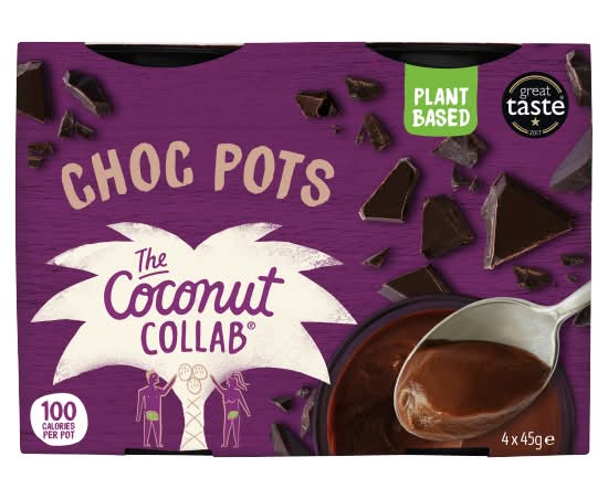 The Coconut Collab Plant Based Chocolate Pots (4 pack)