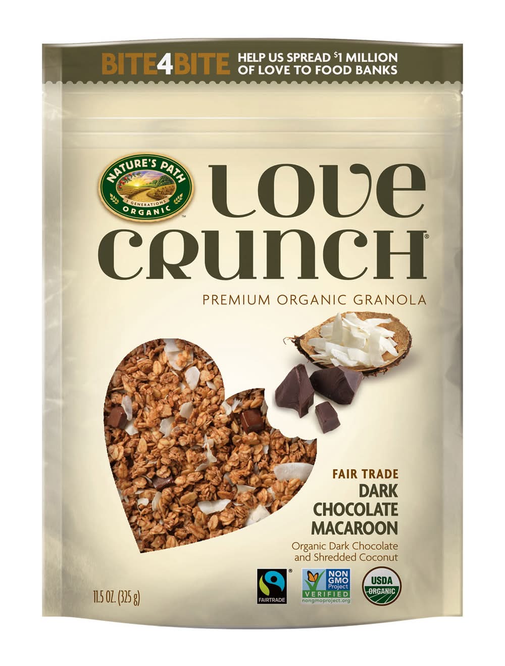 ネイチャーズパース 有機グラノーラチョコマカロン 325g