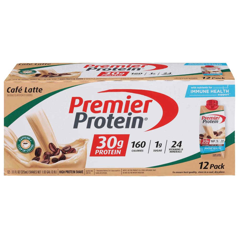 Premier Protein Cafe Latte High Protein Shake (1.1 gal)