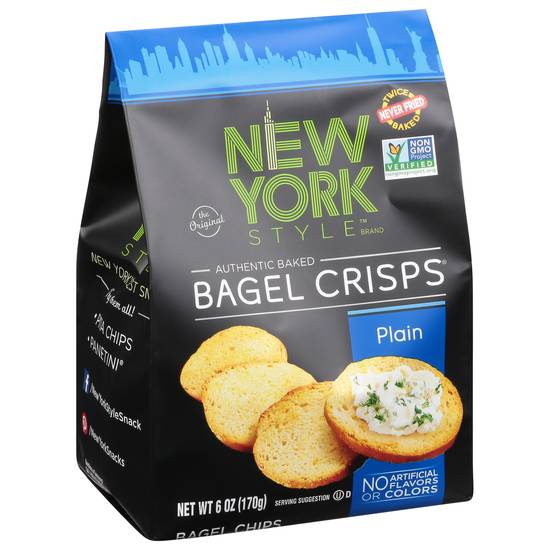 New York Style Plain Bagel Crisps