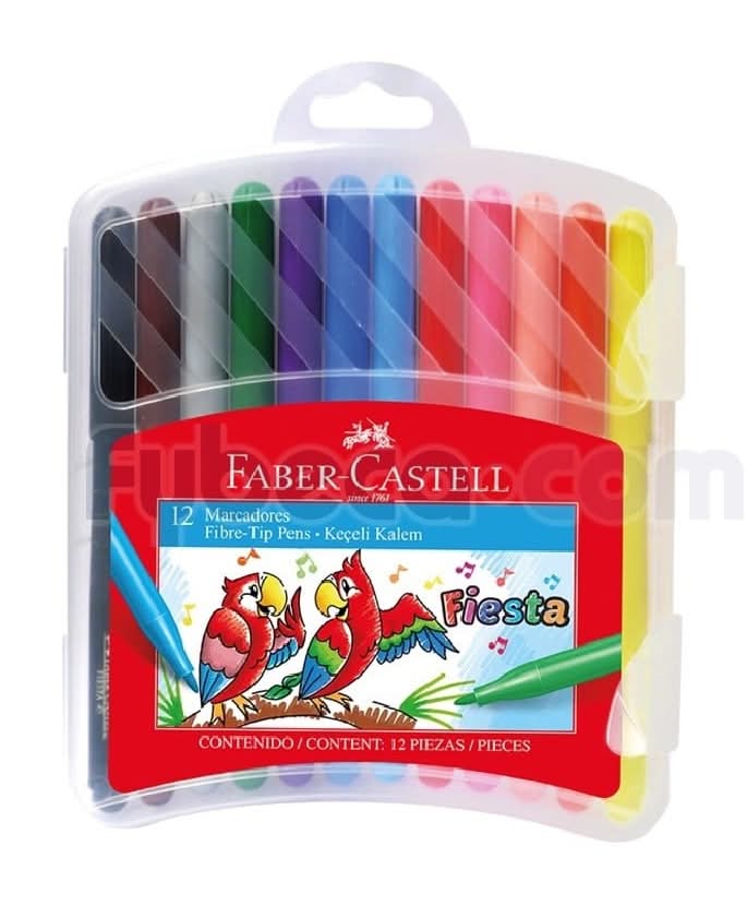 Marc.Fiesta X 12 Est.Rigido Faber Castell Ma.F.555316
