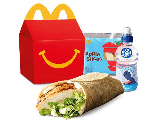 Grilled Chicken Snack Wrap Happy Meal