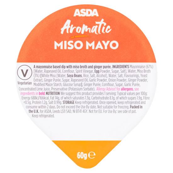 Asda Aromatic Miso Mayo 60g