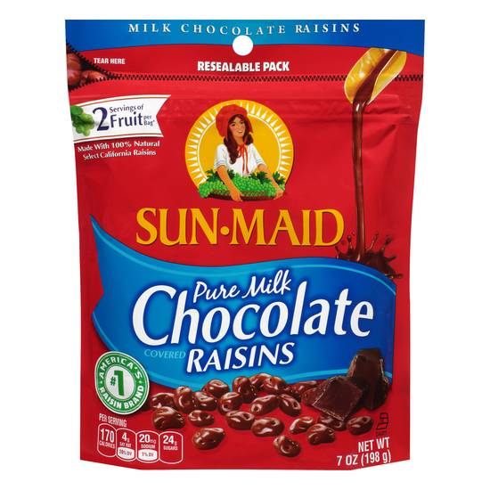 Sun-Maid Sun Maid Pure Milk Chocolate Covered Raisins