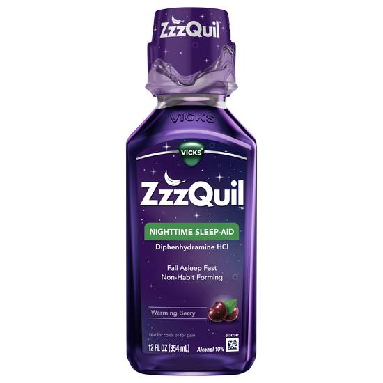 Zzzquil Nighttime Sleep-Aid (12 fl oz)