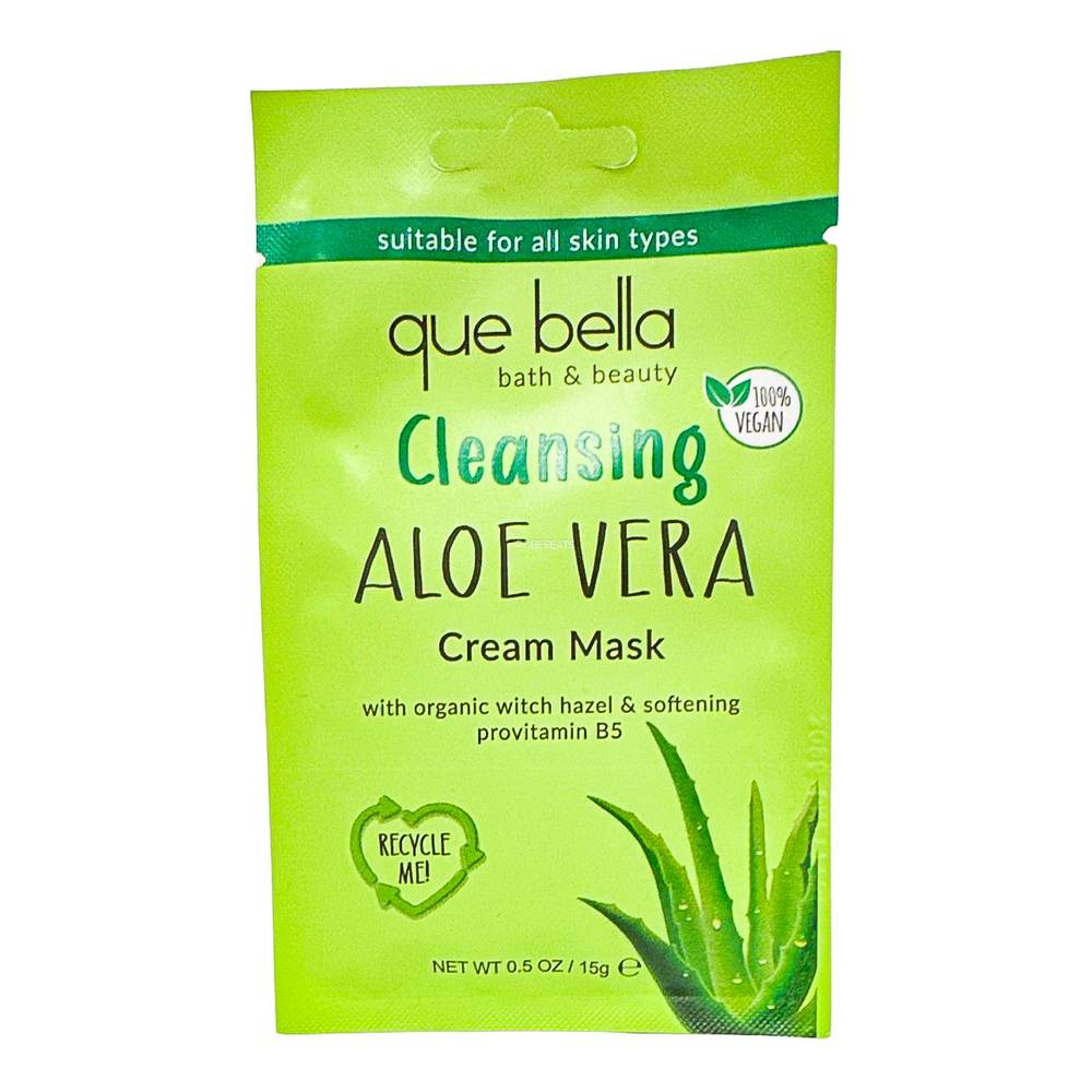 Que Bella Cleansing Aloe Vera Cream Mask - 0.5oz