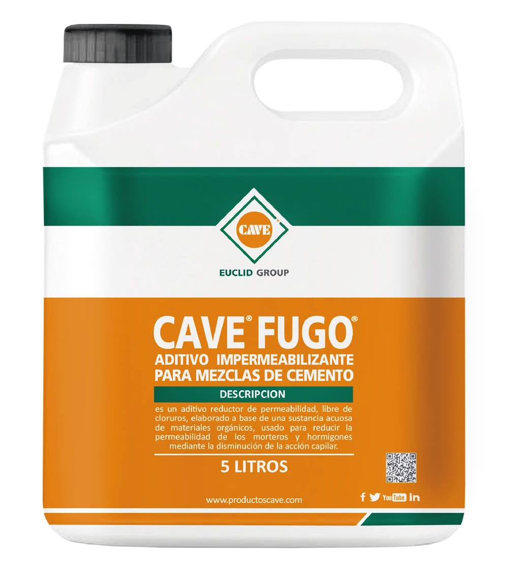 Cave · Aditivo impermeabilizante cave fugo (6,1 kg)