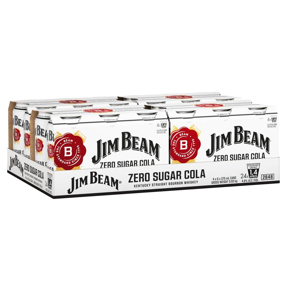 Jim Beam White & Zero Sugar Cola Delivery Near Me Order Online Uber