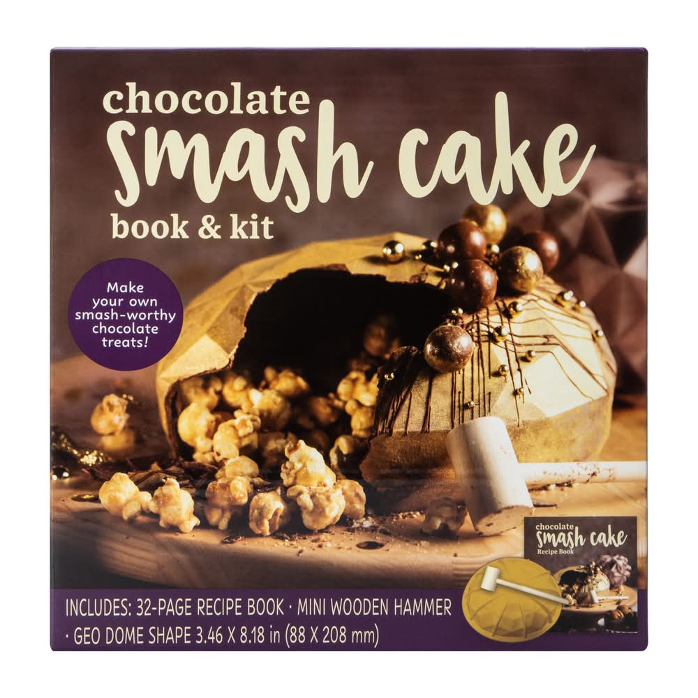 Chocolate Smash Cake Book & Kit