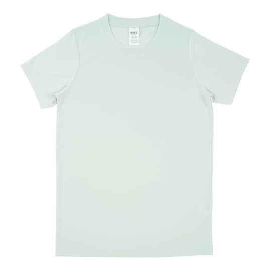 Make Market Sublimation Short Sleeve Crew Neck Adult T Shirt, Light Gray