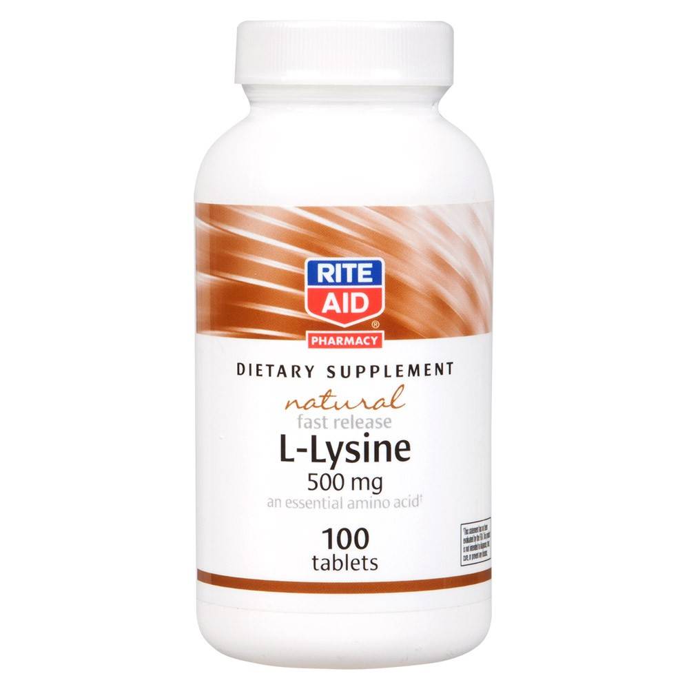 Rite Aid L-Lysine 500 mg (100 ct)