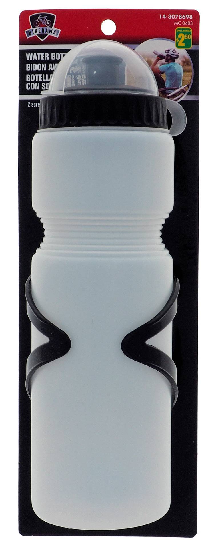 Support avec bouteille pour vélo