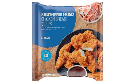 Asda Southern Fried Chicken Breast Strips 400g