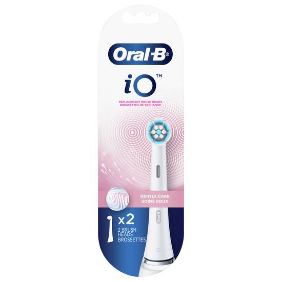Oral-B Io Gentle Care Replacement Brush Heads ( white )