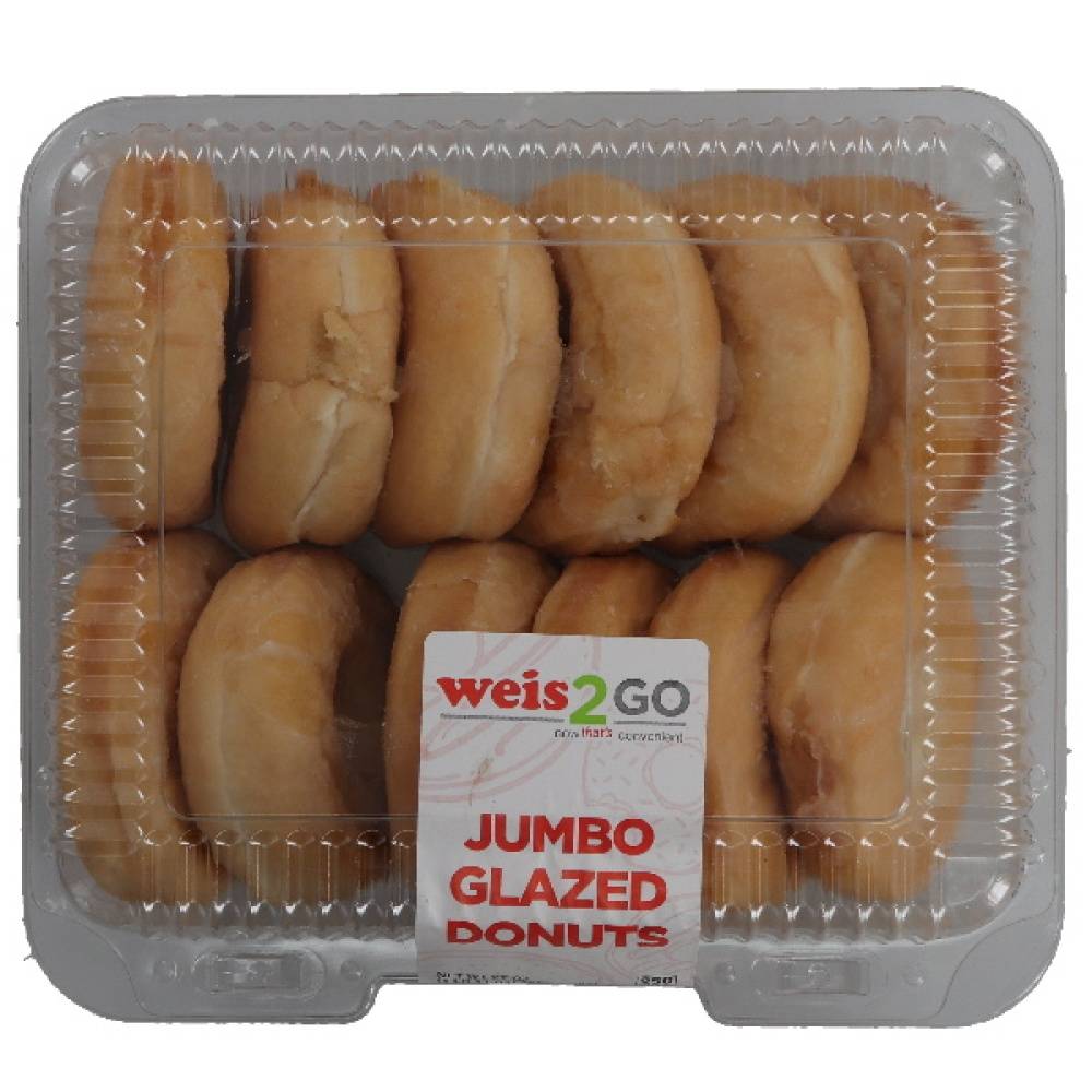 Weis Jumbo Glazed Donuts
