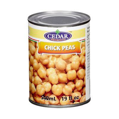Cedar · Pois Chiches (540 mL) - Chick peas (540 mL)