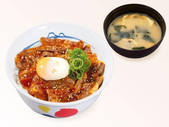 元祖旨辛焼き牛めし(味噌汁付)