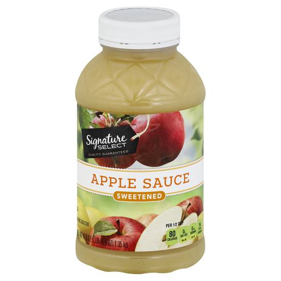 Signature Select Sweetened Apple Sauce