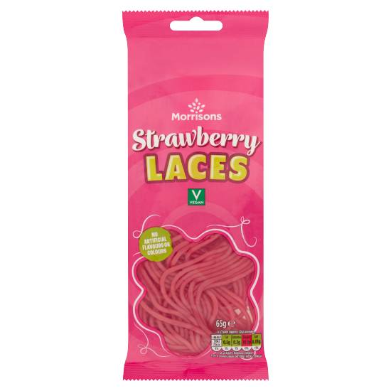 Morrisons Strawberry, Laces (65g)