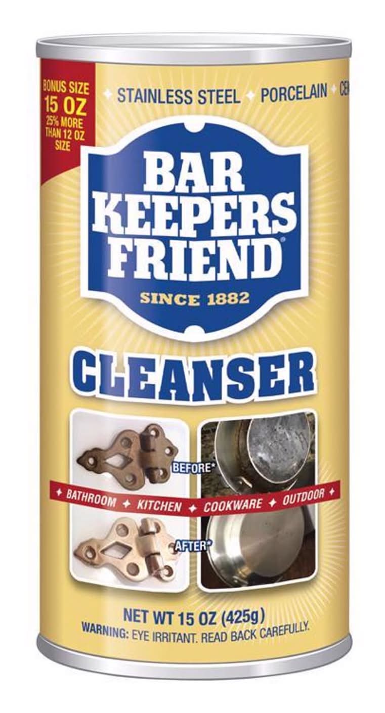 Bar Keeper'S Friend No Scent Stainless Steel Cleaner & Polish 15 Oz Powder