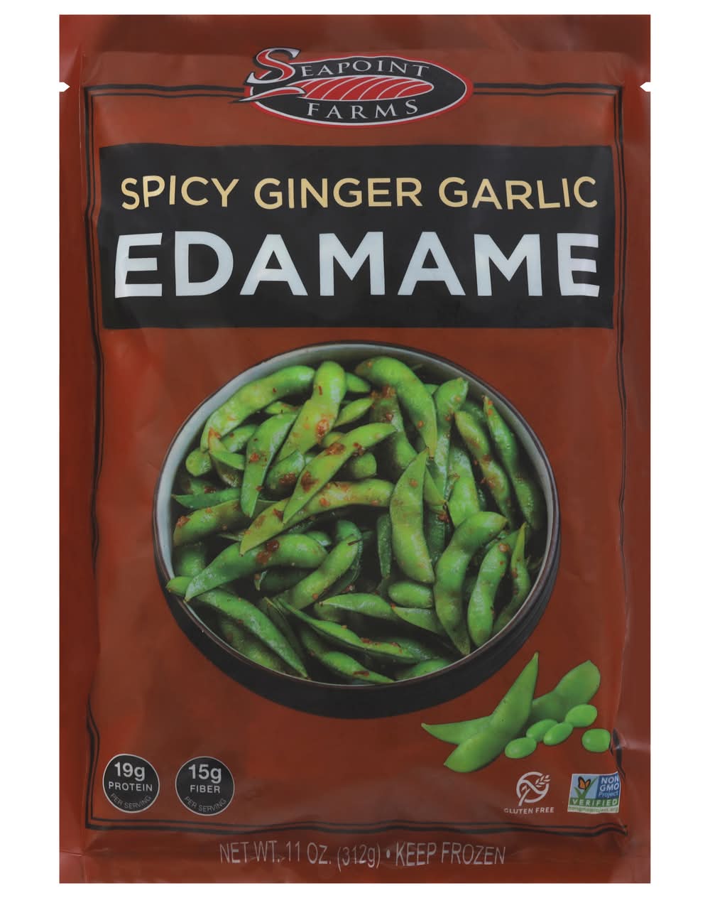 Seapoint Farms Edamame Spicy Ginger Garlic (11 oz)