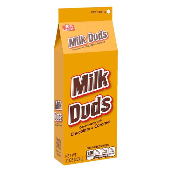 Milk Duds Chocolate & Caramel Candy Box 10oz