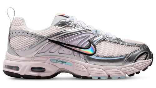 Nike Womens Air Max Moto 2K - Shoes Silver/Pink Size 06.0