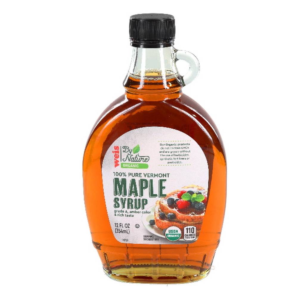 By Nature 100% Pure Vermont Organic Maple Syrup (12 fl oz)