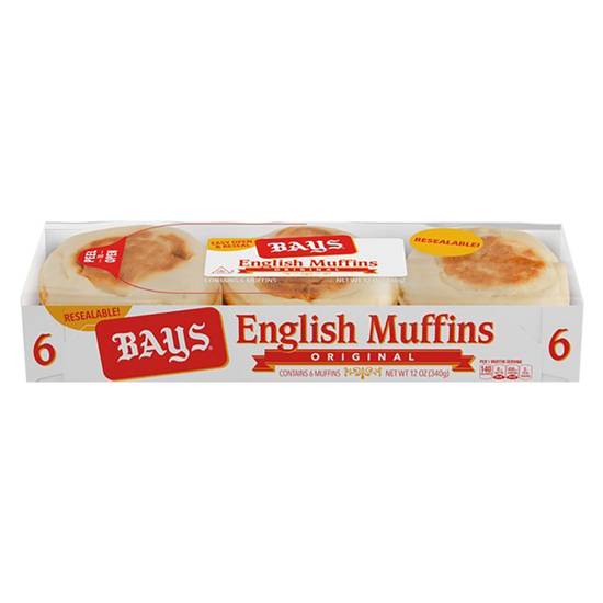Order Bays Original English Muffin, Frozen food online from Everyday Needs by Gopuff store, Tampa on bringmethat.com