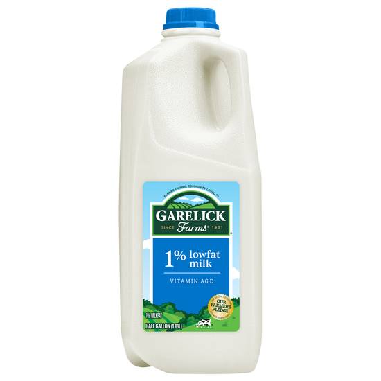 Garelick Farms Dairy Pure Lowfat Half Gallon Milk (0.5 gal)