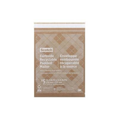 Scotch Curbside Recyclable Padded Mailer Enveloppe (5 ct)