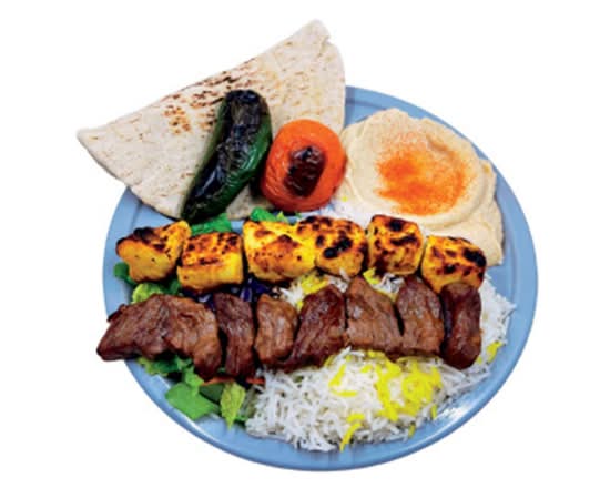Chicken and Beef Kabob