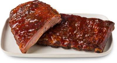 Signature Cafe Ribs Full Rack Sweet Savory Sauce Cold