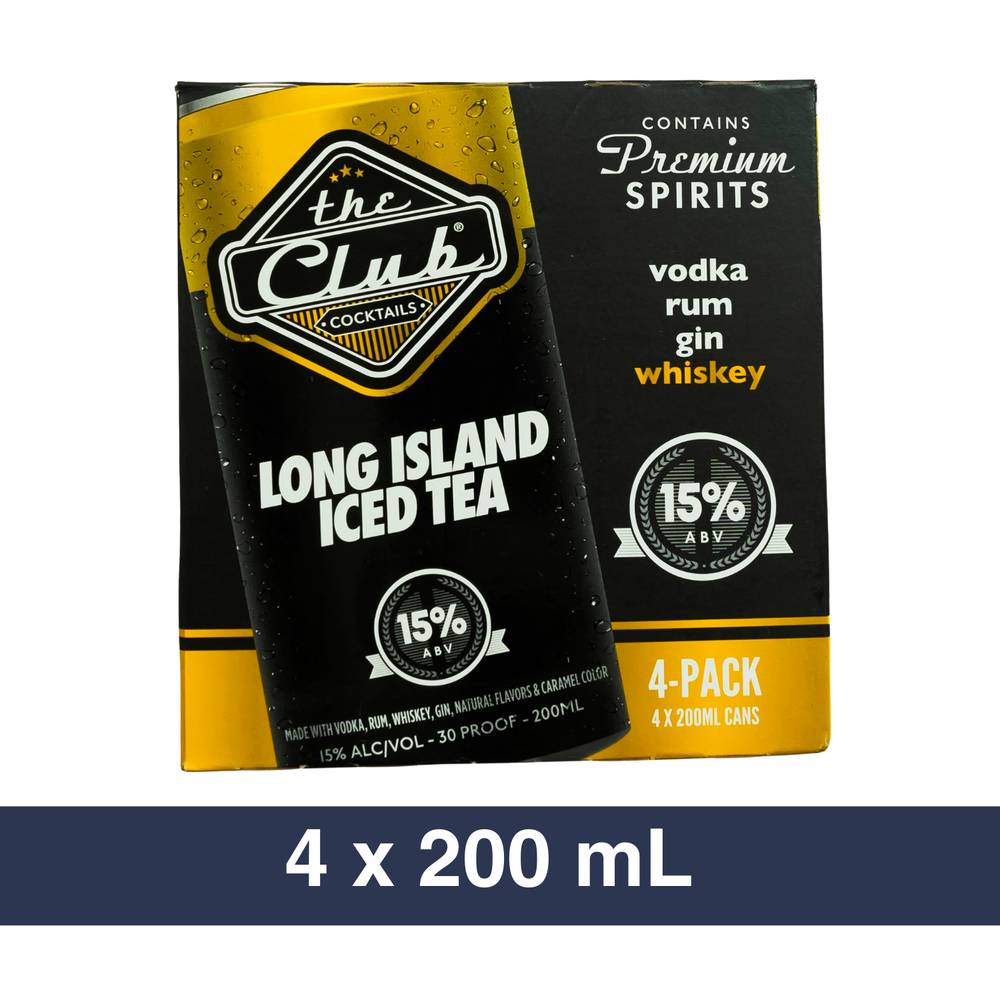 The Club Long Island Iced Tea (4 x 200 ml)