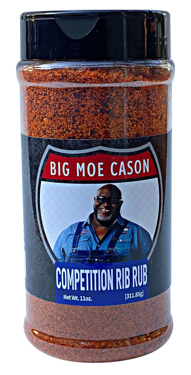 Big Moe Cason Competition Rib Rub Bbq Rub 11 Oz