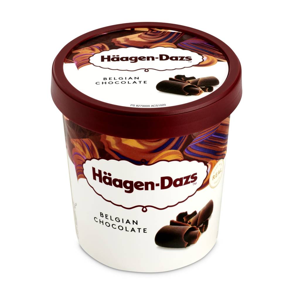 Helado Chocolate Belga Haagen Dazs Tarrina 400 G