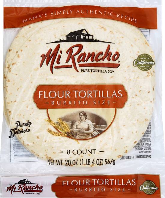 Mi Rancho Burrito Size Flour Tortillas (8 ct)