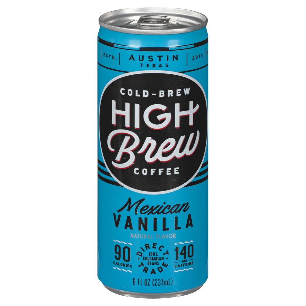 High Brew Coffee Mexican Vanilla Cold-Brew Coffee (8 fl oz)